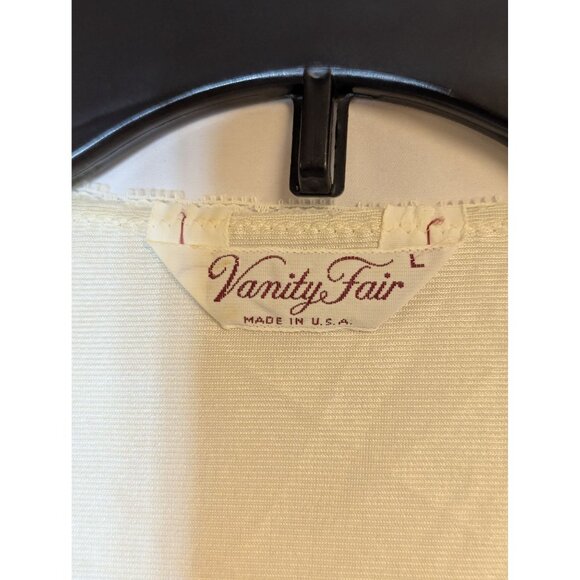 Vintage Vanity Fair Ivory Nightgown & Robe Set With Embroidered Sheer Details - - Picture 3 of 8